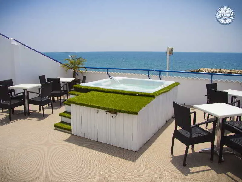 Terrace, Hotel La Chancla, Costa Del Sol