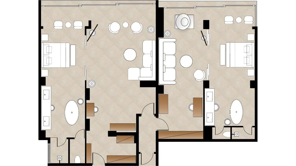 SUITE TWO BEDROOMS Room, Amirandes, A Resort to Live, Crete