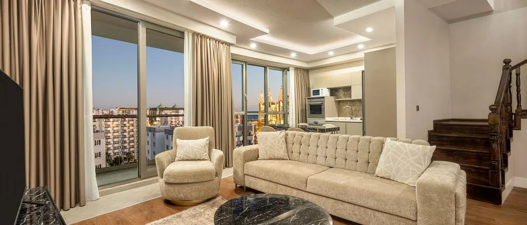 Room TWO KING BEDS Room, Alodger Sirius Town Lara, Antalya