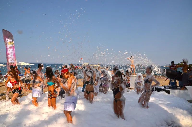 Beach, Kimeros Park Holiday Village, Antalya