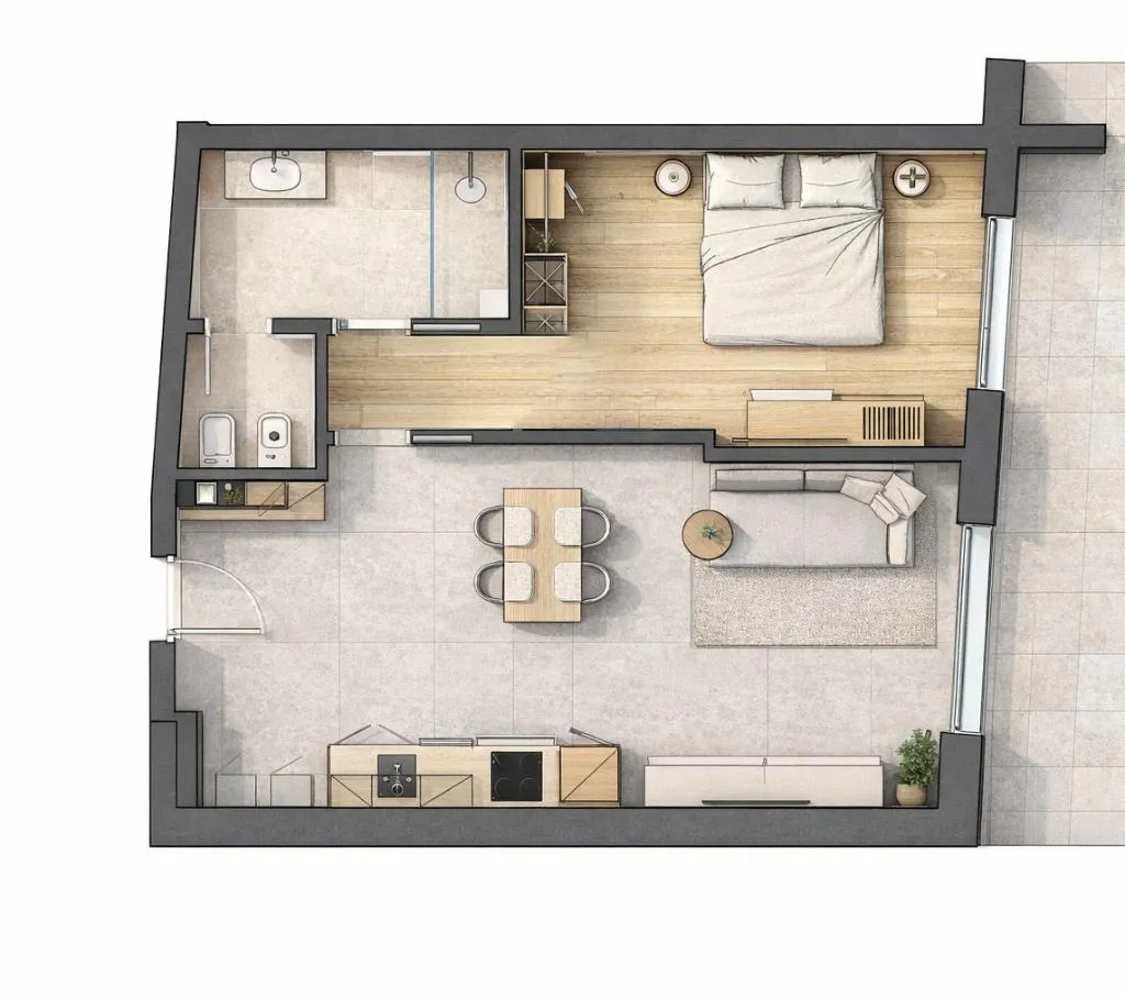 APARTMENT ONE BEDROOM Room, Ètra Suites & Apartments, Milan