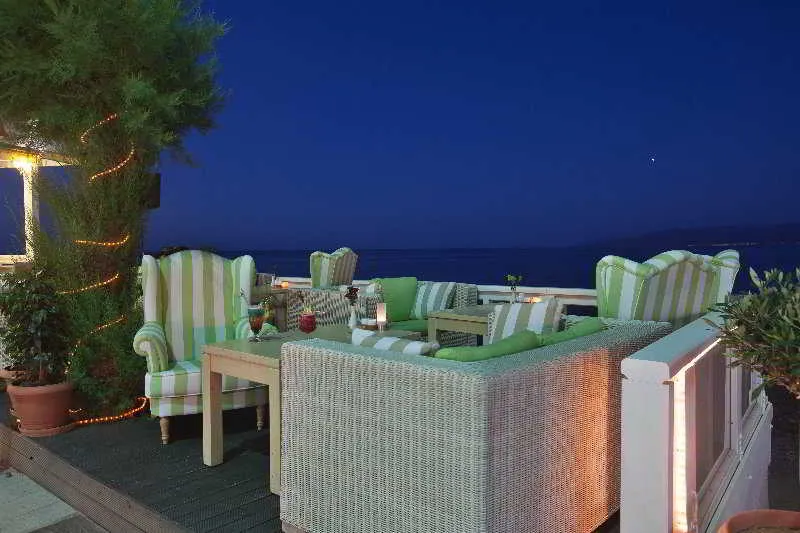 Terrace, Palmera Beach Hotel & Spa, Crete