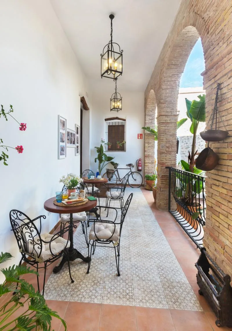 Terrace, Art boutique La Casona de las Flores, Costa Blanca