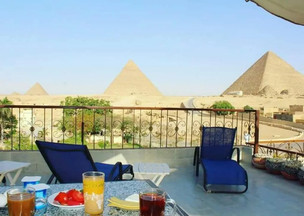 Terrace, Pyramids View Inn, Cairo