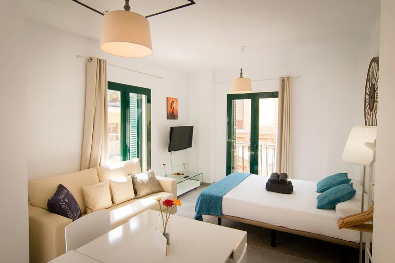 STUDIO WITH TERRACE Room, Holidays2Malaga Flamenco Apartments, Costa Del Sol