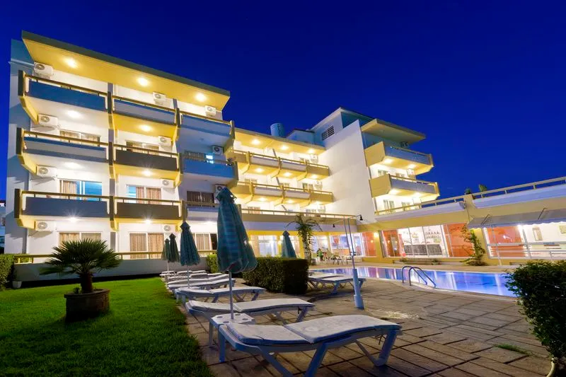 Terrace, Trianta Hotel Apartmentos, Rhodes