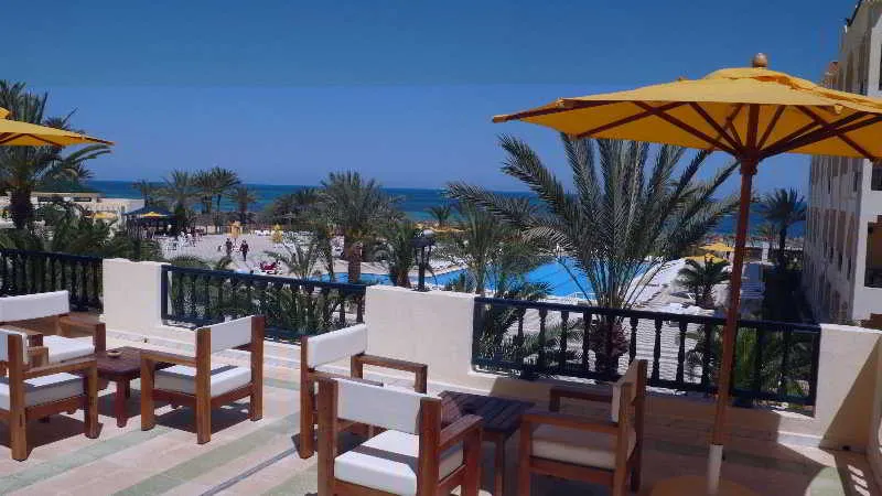 Terrace, Diana Beach, Tunisia