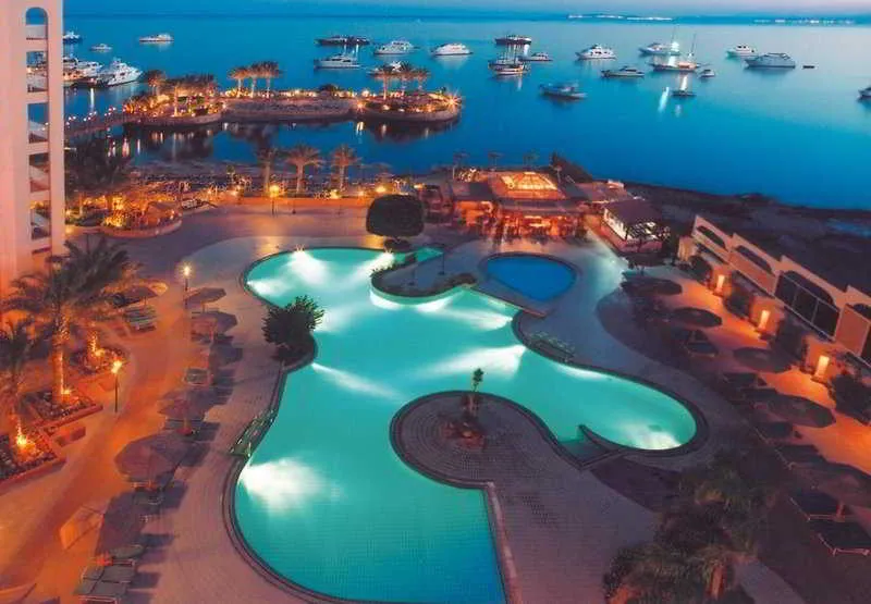 Pool, Hurghada Marriott Beach Resort, Red Sea Riviera