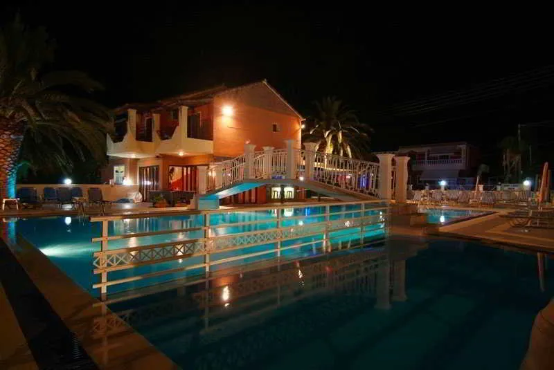 General view, Olgas Hotel - Canal D' Amore, Corfu