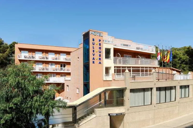 General view, Bulevar Paguera, Majorca