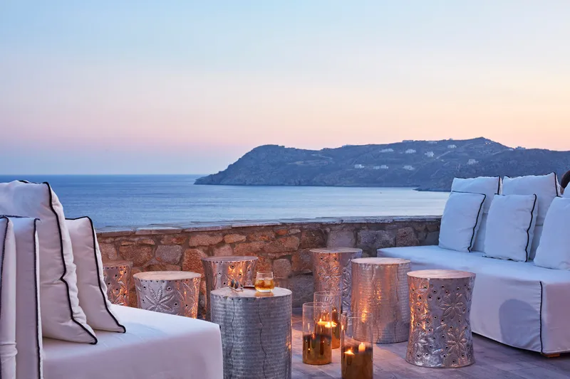 Terrace, Myconian Imperial - Leading Hotels of the World, Mykonos