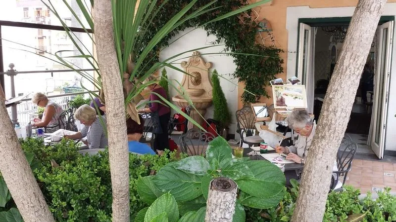 Terrace, Hotel Santa Lucia, Naples
