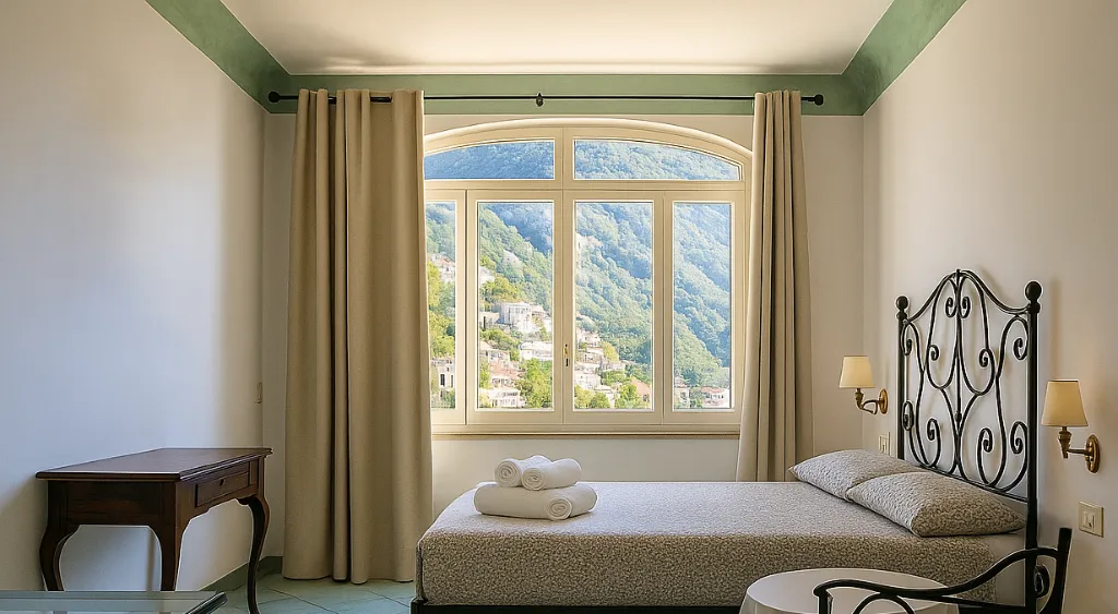 DOUBLE SEA VIEW Room, Hotiday Positano Sea View, Naples