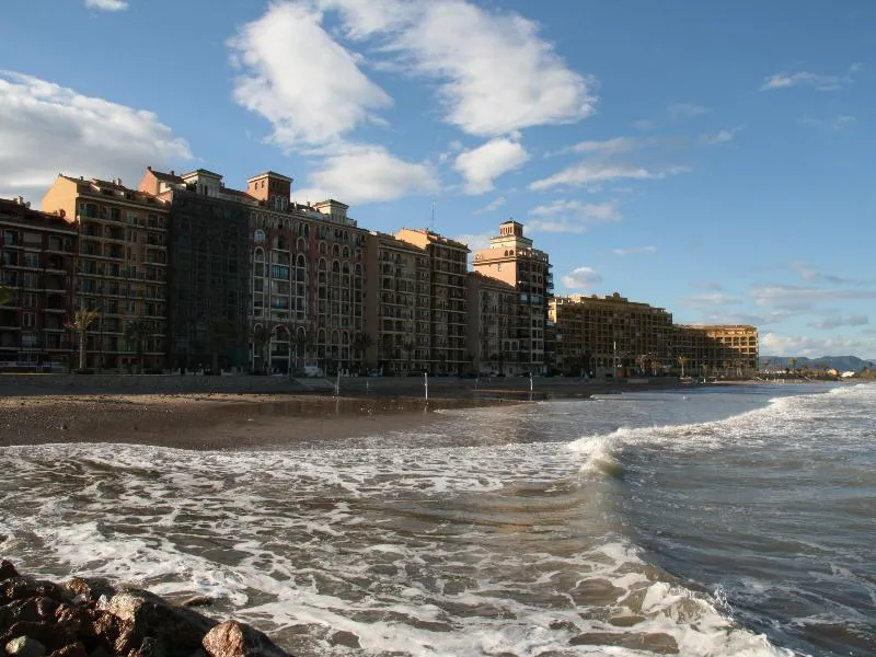 Beach, Valencia Port Saplaya Apartamentos, Valencia