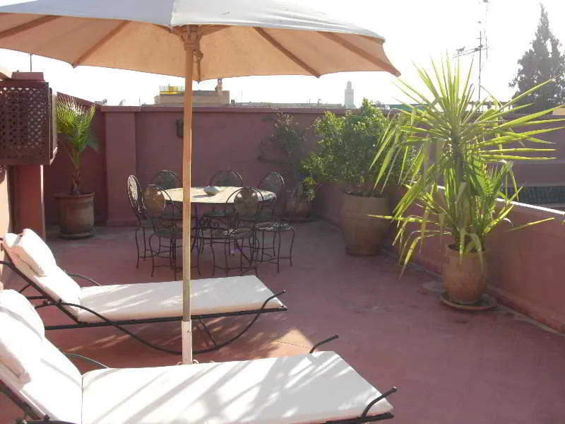 Terrace, Riad Zagouda, Marrakech