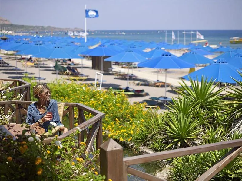 Terrace, Esperides Beach, Rhodes