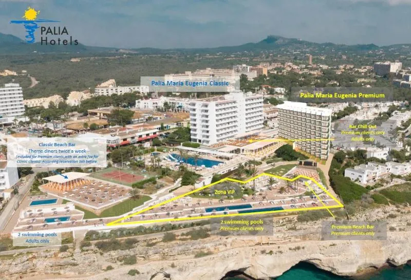 Double or Twin PREMIUM SEA VIEW Room, Hotel Palia Maria Eugenia, Majorca