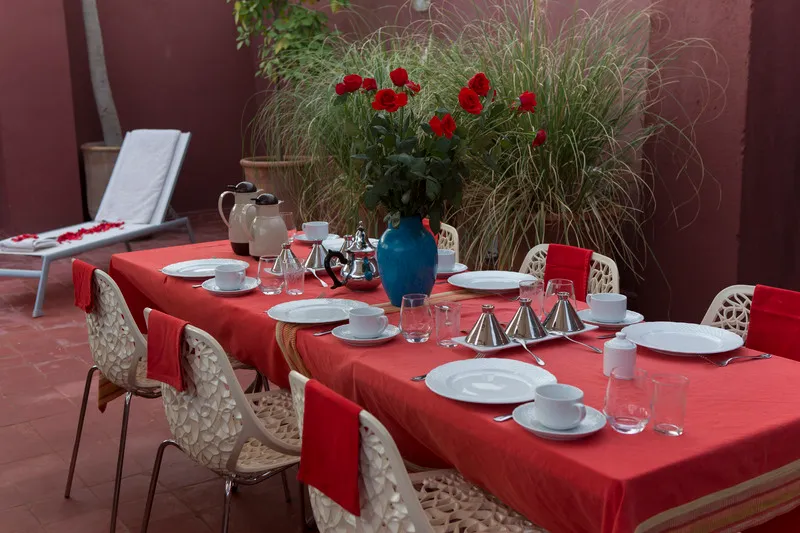 Terrace, Riad Rose Du Desert, Marrakech