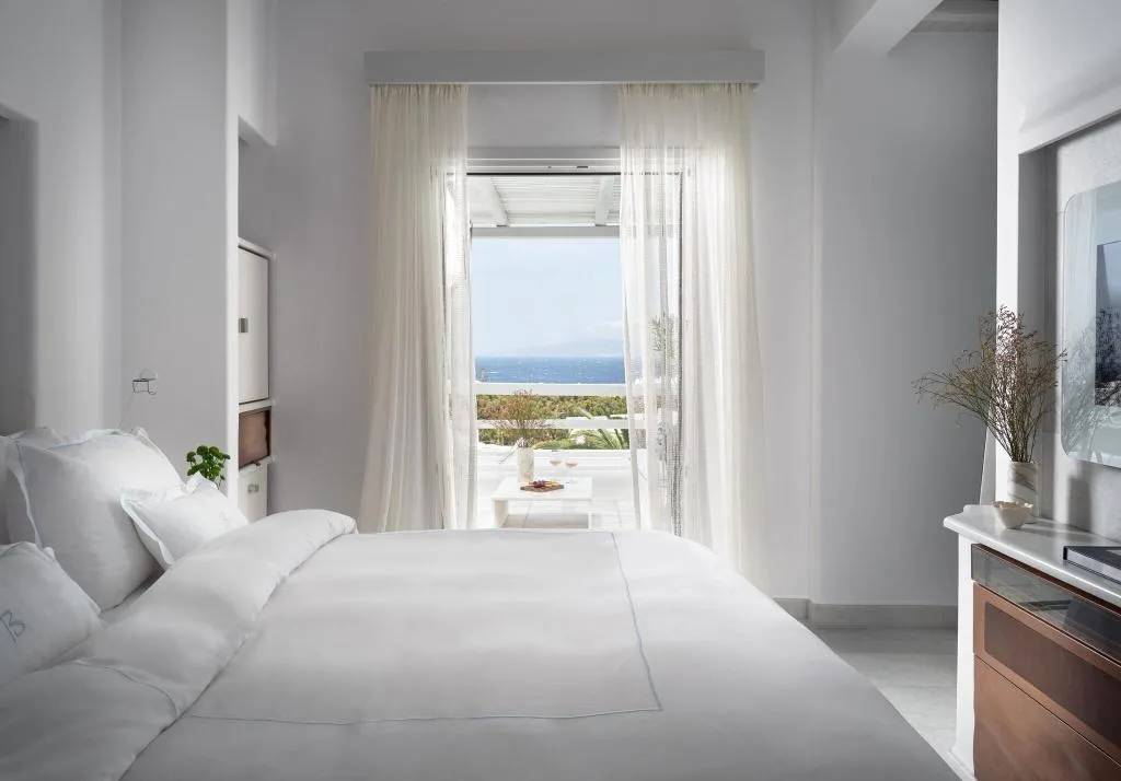DOUBLE SEA VIEW KING BED Room, Belvedere hotel, Mykonos