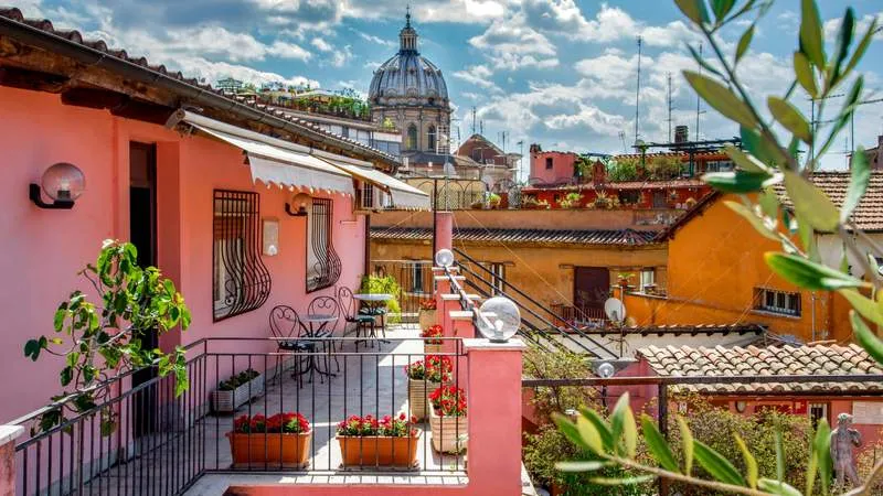 General view, Hotel Sole Roma, Rome