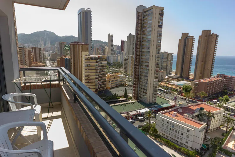 Terrace, Apartamentos Gemelos 23-Beninter, Costa Blanca