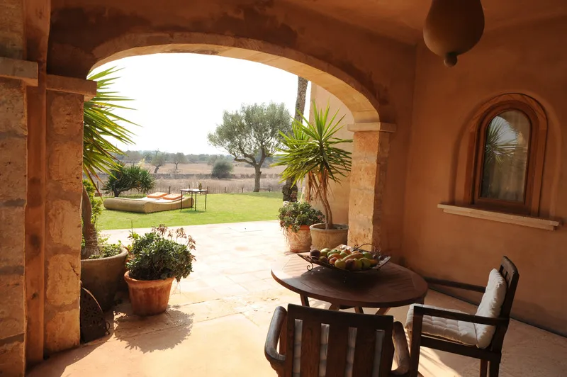 Terrace, Finca s'Antigor, Majorca