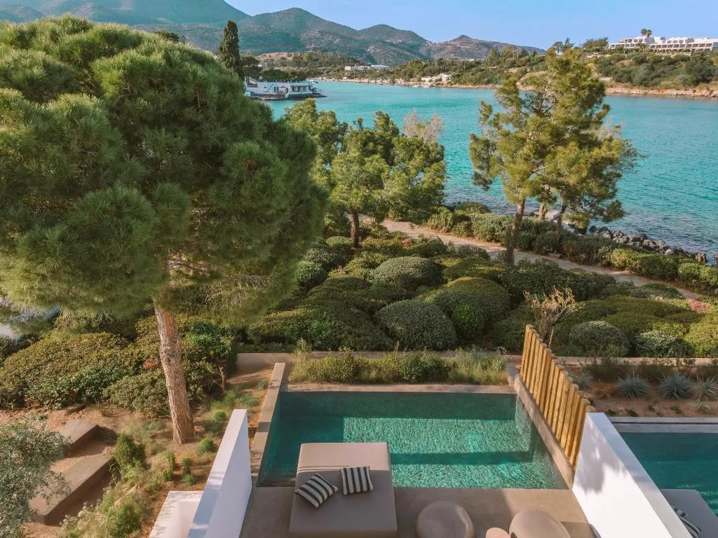BUNGALOW SUPERIOR WITH PRIVATE POOL Room, Minos Beach Art Hotel, a Member of Design Hotels, Crete