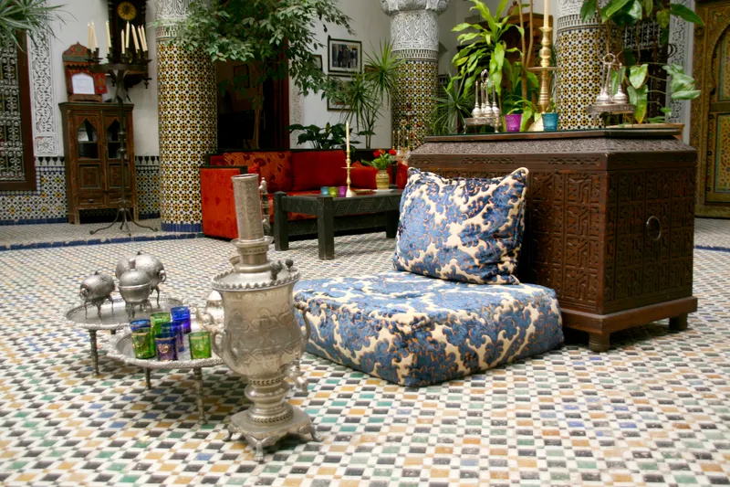 Lobby, Dar el Ghalia, Fez