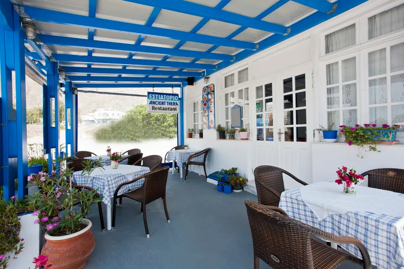 Lobby, Ancient Thera Studios, Santorini