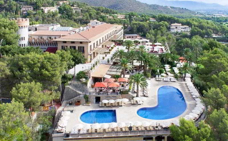 General view, Castillo Hotel Son Vida, Majorca