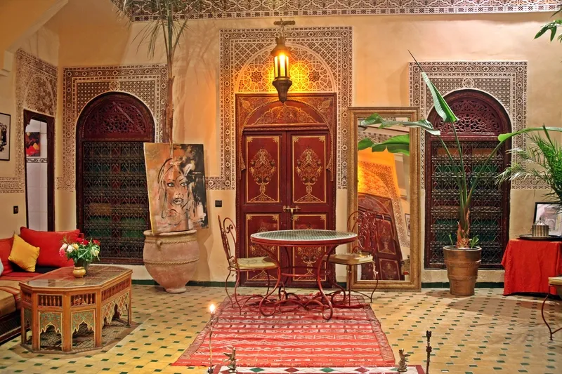 Lobby, Riad Amiris, Marrakech