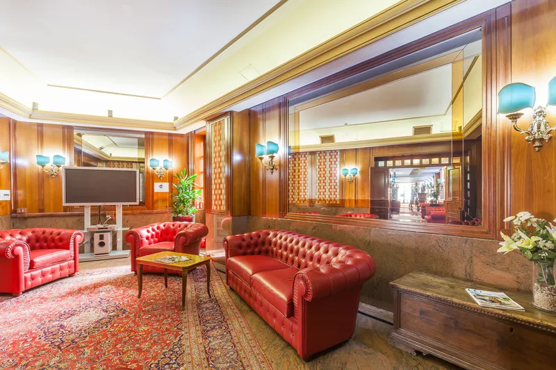 Lobby, Hotel Galles, Rome