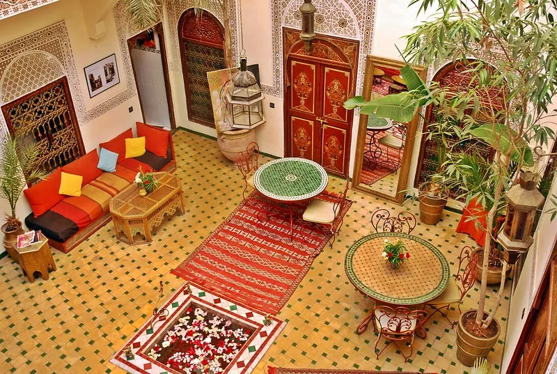 Lobby, Riad Amiris, Marrakech