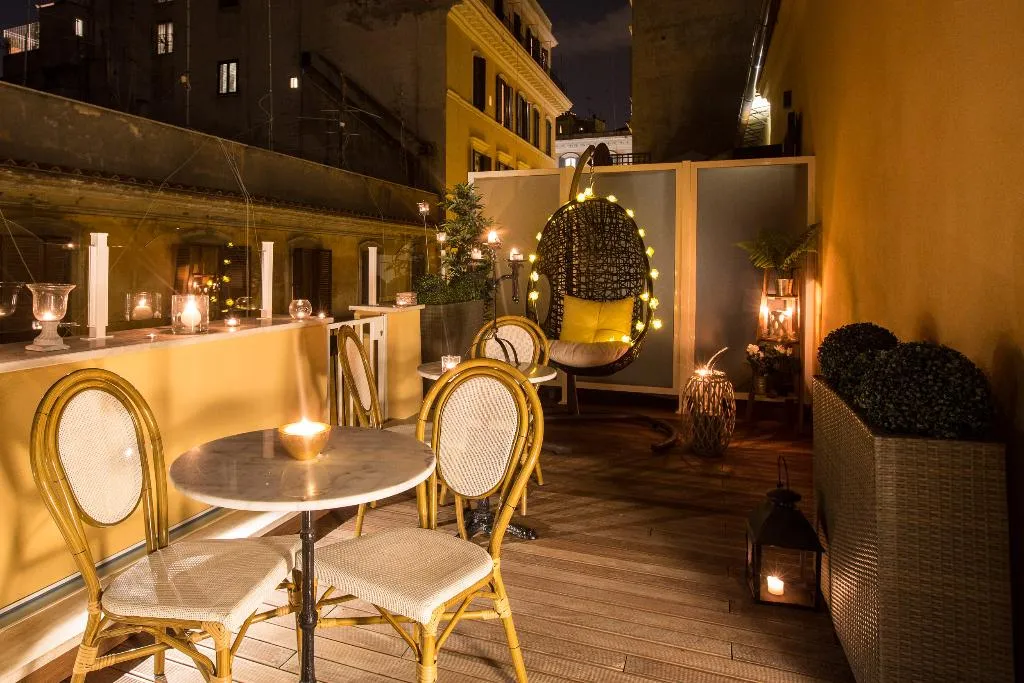 Terrace, Relais Monti, Rome
