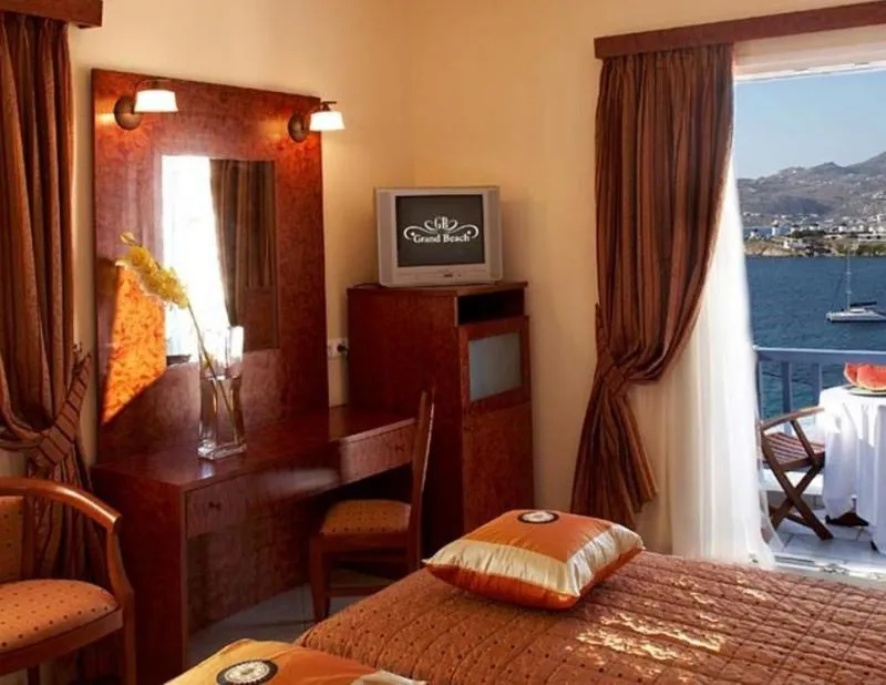 General view, Grand Beach, Mykonos