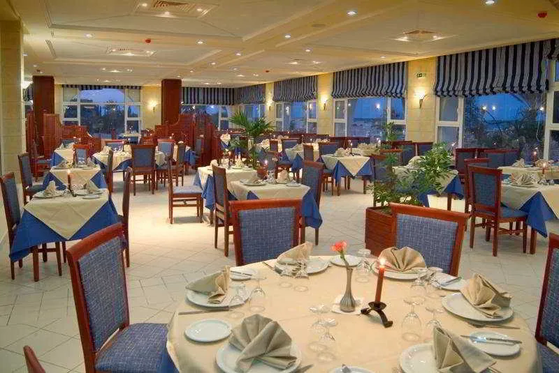 Restaurant, Les Sirenes Beach, Tunisia