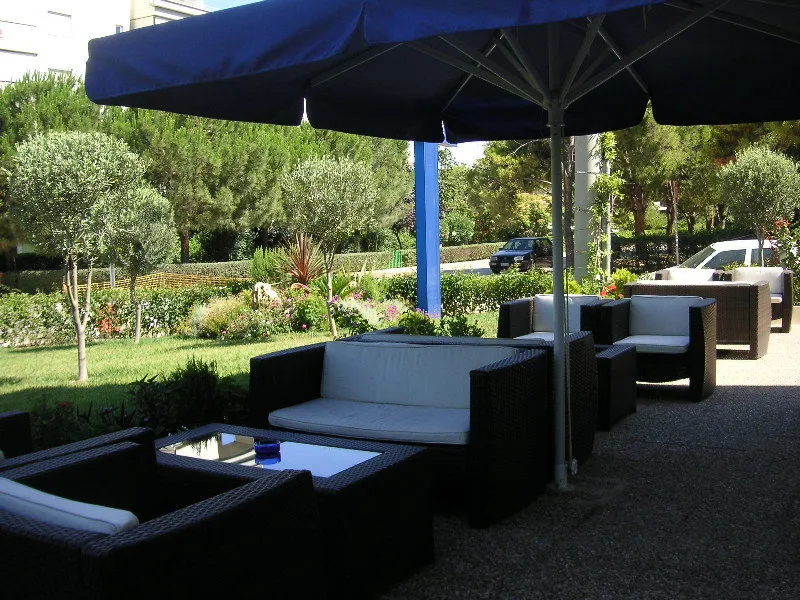 Terrace, Blue Sky, Athens