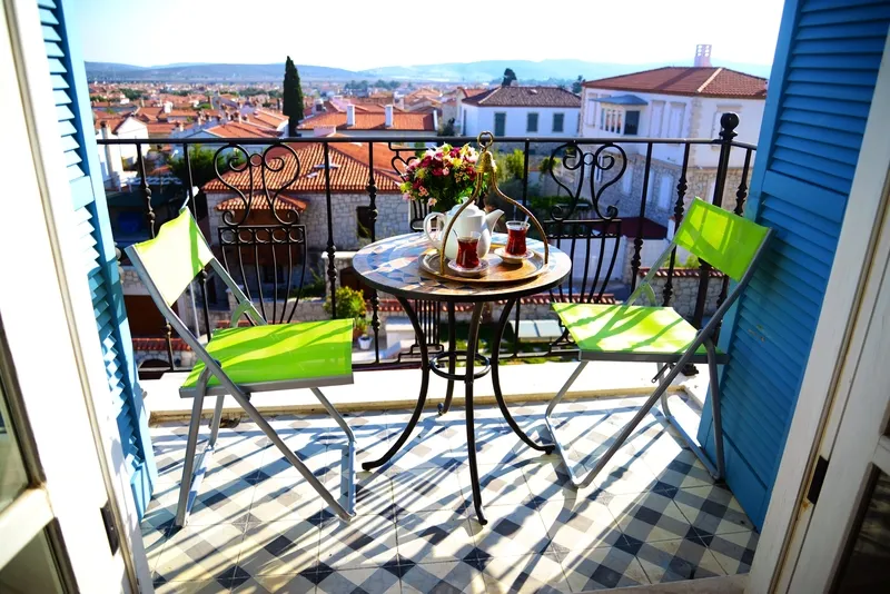 Terrace, Imren Han Boutıque Hotel, Izmir