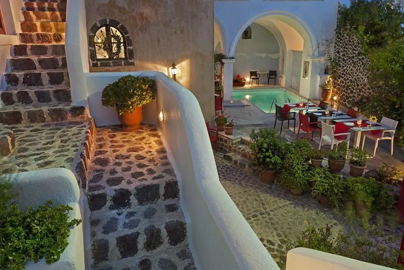 General view, Aigialos Luxury Traditional Settlement, Santorini