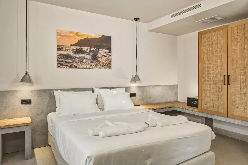 SUITE ONE BED Room, Volta Seaside Boutique Hotel, Crete