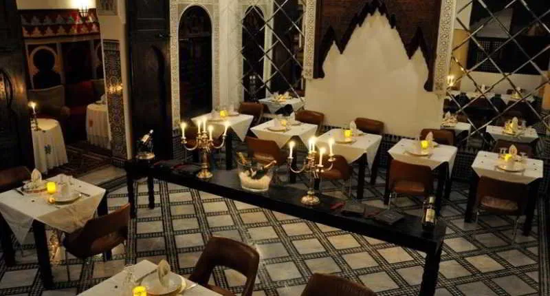 Restaurant, Riad Maison Bleue & Spa, Fez