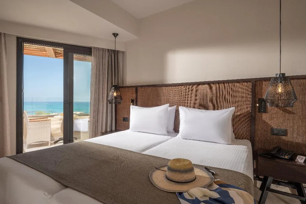 Double or Twin SEA VIEW Room, Oya Beach Resort, Crete
