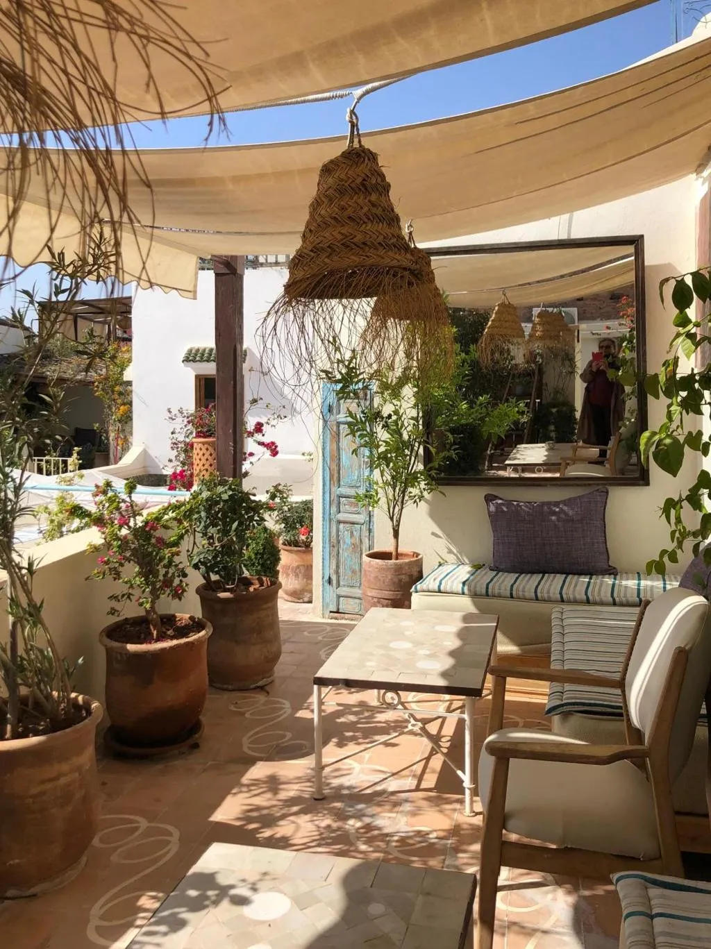 General view, Riad Le Coq Fou, Marrakech