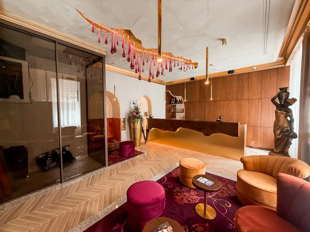 Lobby, Alfons Boutique Hotel, Prague