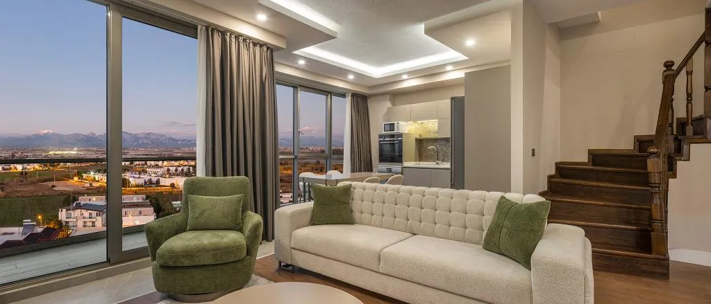 Room TWO QUEEN BEDS Room, Alodger Sirius Town Lara, Antalya