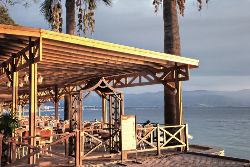 Terrace, Omer Holiday Resort, Izmir