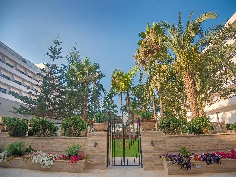Terrace, Adams Beach Hotel, Cyprus