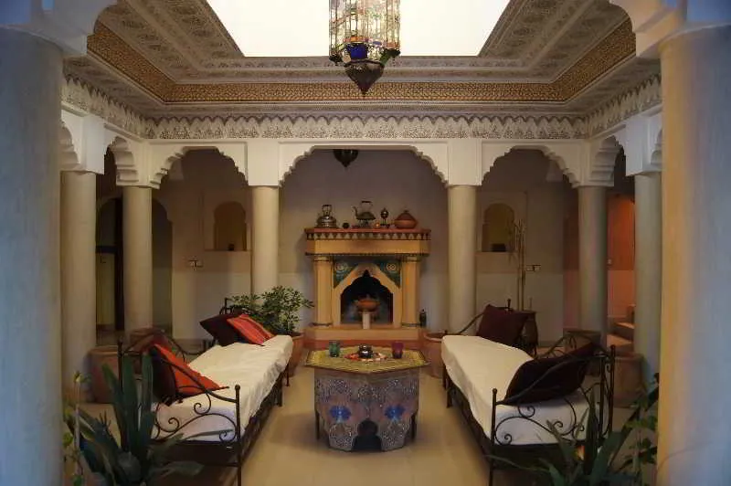 Lobby, Kasbah Chwiter, Marrakech