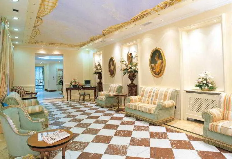 Lobby, Andreola Central Hotel, Milan