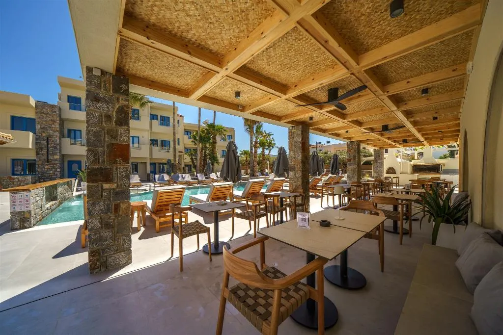 Terrace, Nana Angela Apartments, Crete